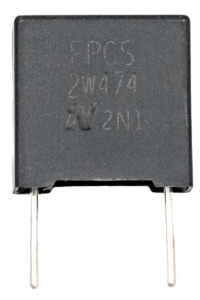 Metallized PP film capacitor: FPCS Series Boxed Type