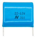Metallized PET film capacitor: MDL Series
