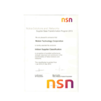 Nokia Solutions and Networks-Iridium Supplier Classification